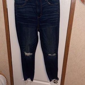 NWT american eagle next level stretch super hi rise jegging 14 short